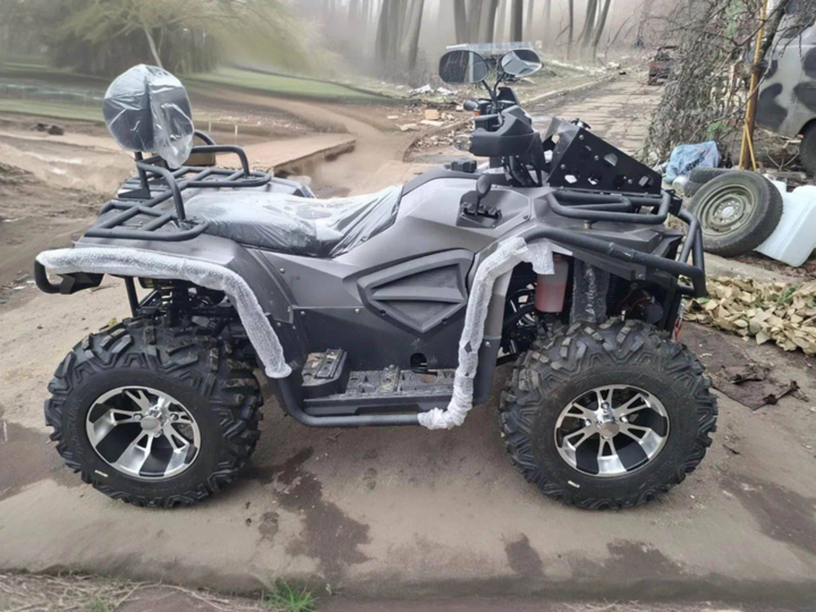 Волонтёры из Октябрьского привезли бойцам СВО квадроцикл