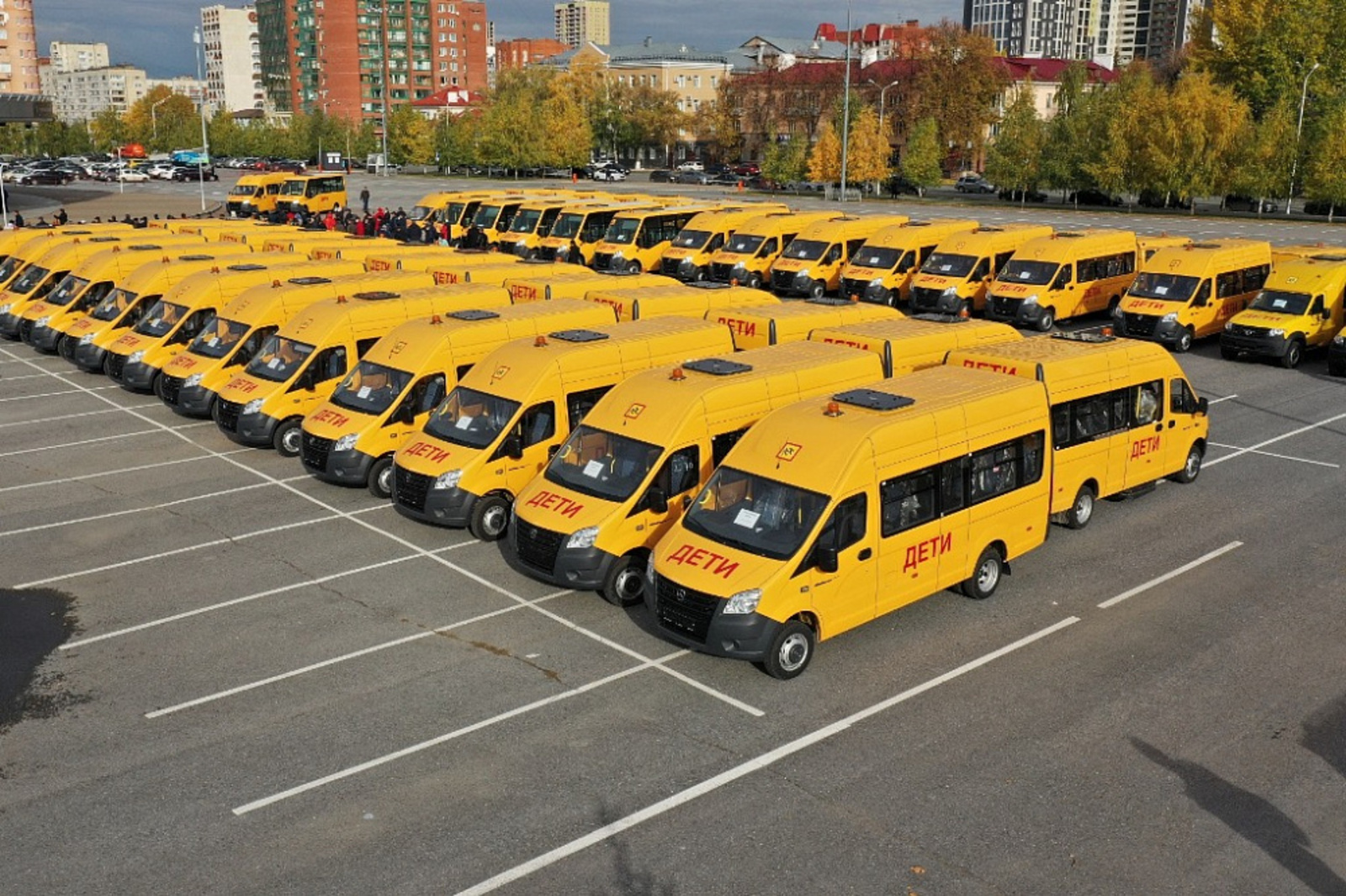 Районы Башкирии получили 114 школьных автобусов