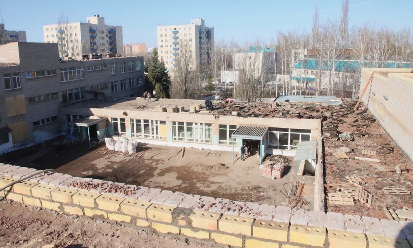 Как идёт капитальный ремонт школы № 8 Октябрьского