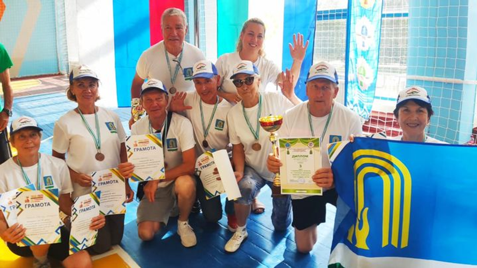 Пенсионеры Октябрьского взяли бронзу республиканской спартакиады