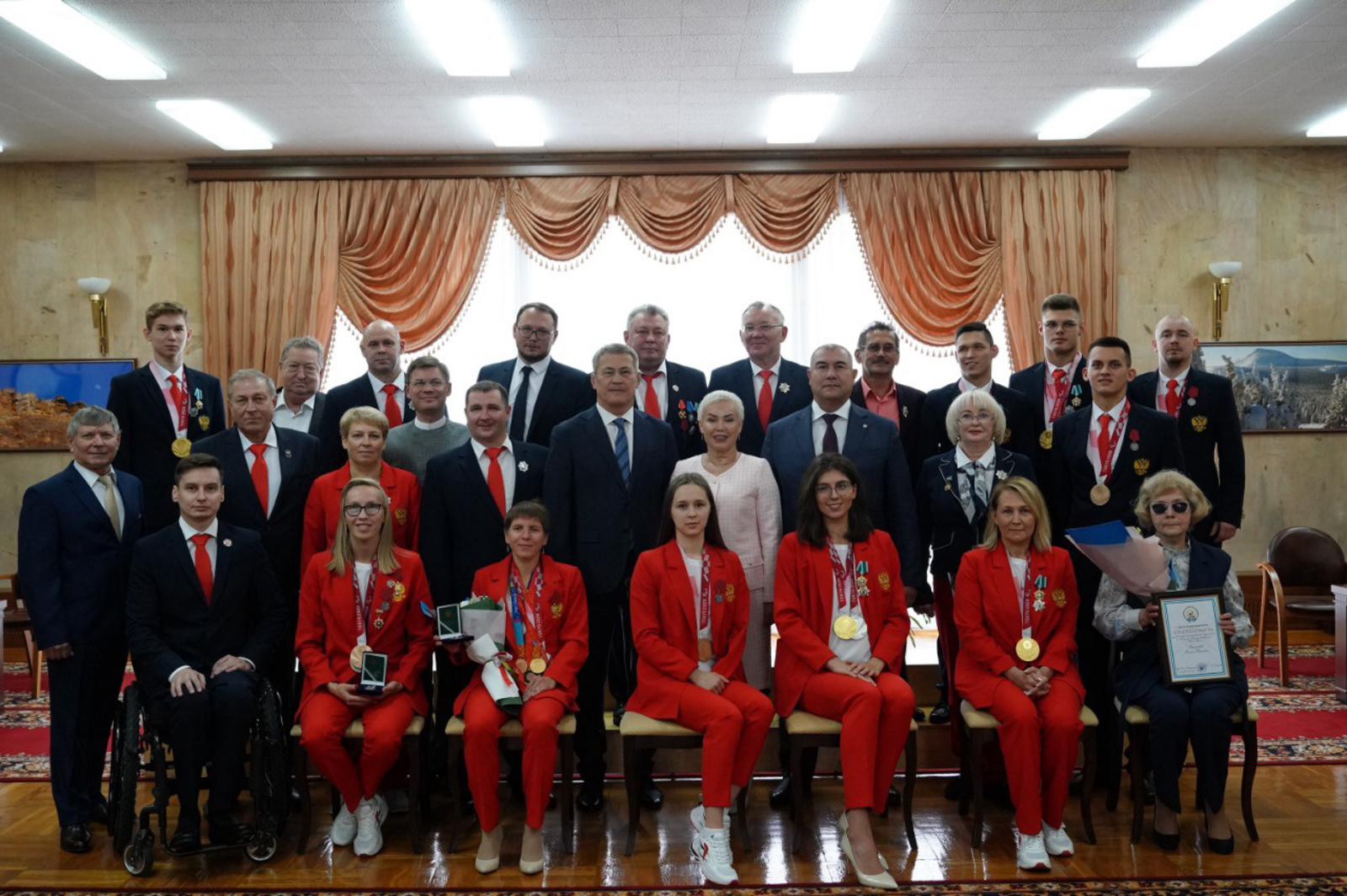 Радий Хабиров поздравил башкирских паралимпийцев