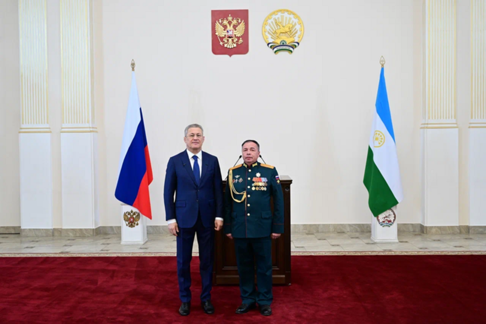 Военного комиссара Октябрьского наградили орденом Салавата Юлаева